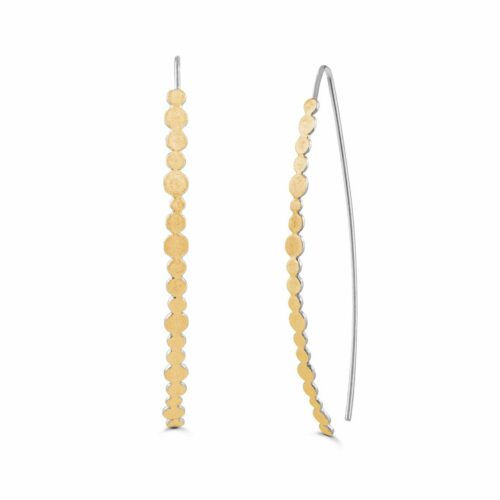 Opposites Attract Drop Earrings - Gold & Silver
