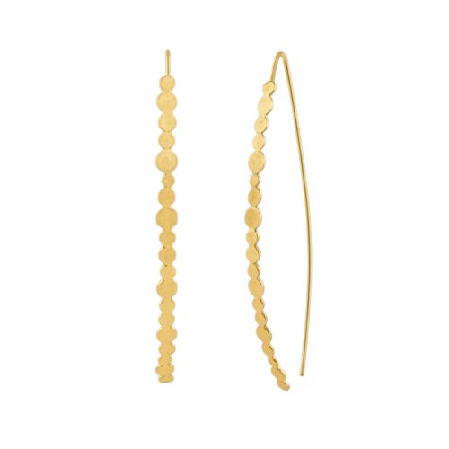 Opposites Attract Drop Earrings - Gold