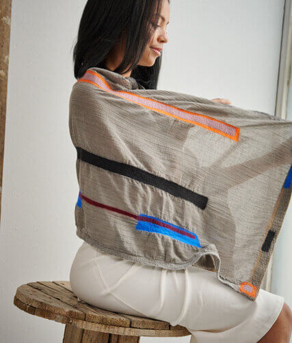 Stripes Collection Shawl no. 6