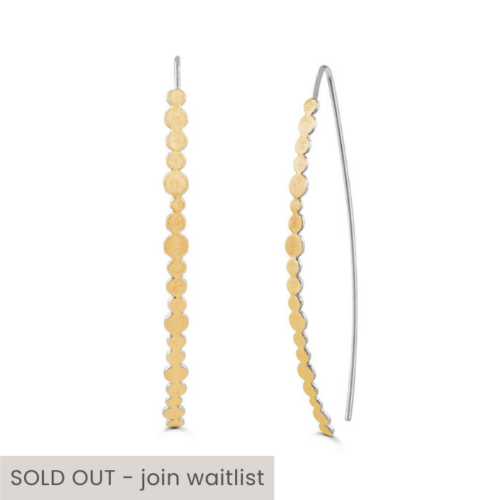 Opposites Attract Drop Earrings - Gold & Silver